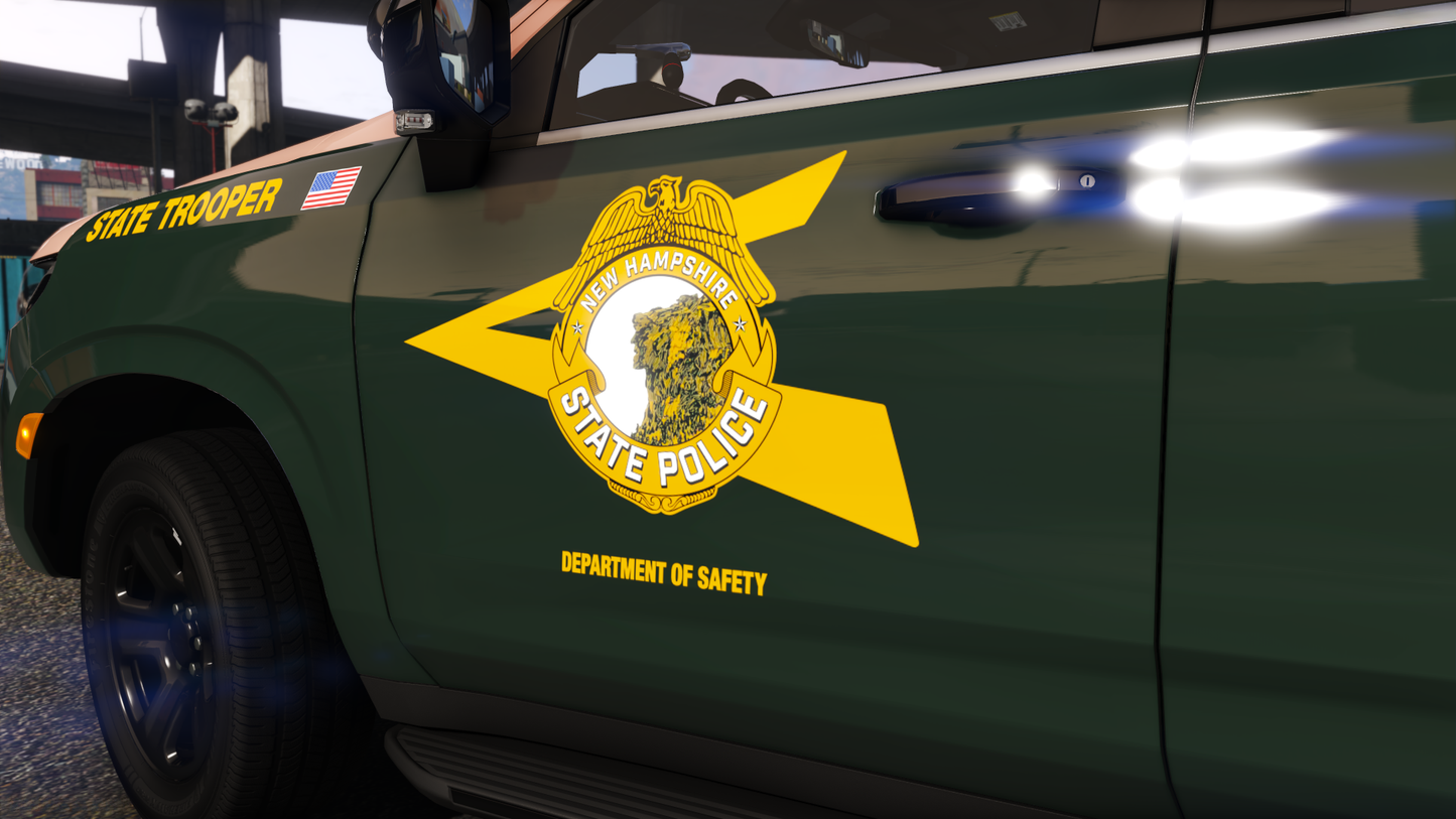 New Hampshire State Police Based 21-24 Tahoe PPVs