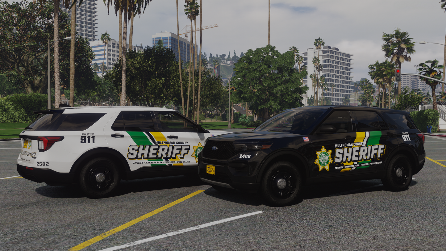 Multnomah County Sheriff Based Livery Pack