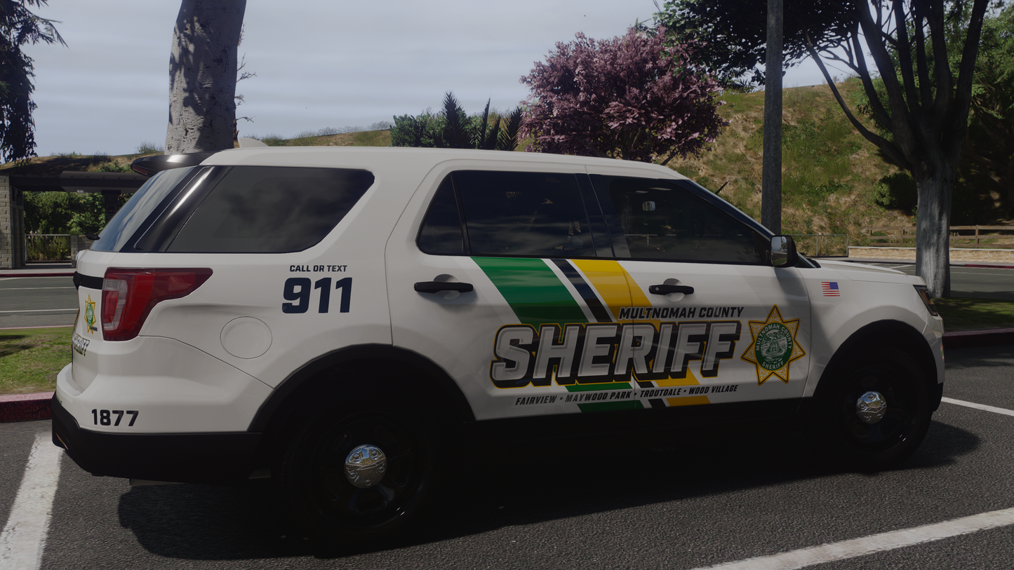 Multnomah County Sheriff Based Livery Pack