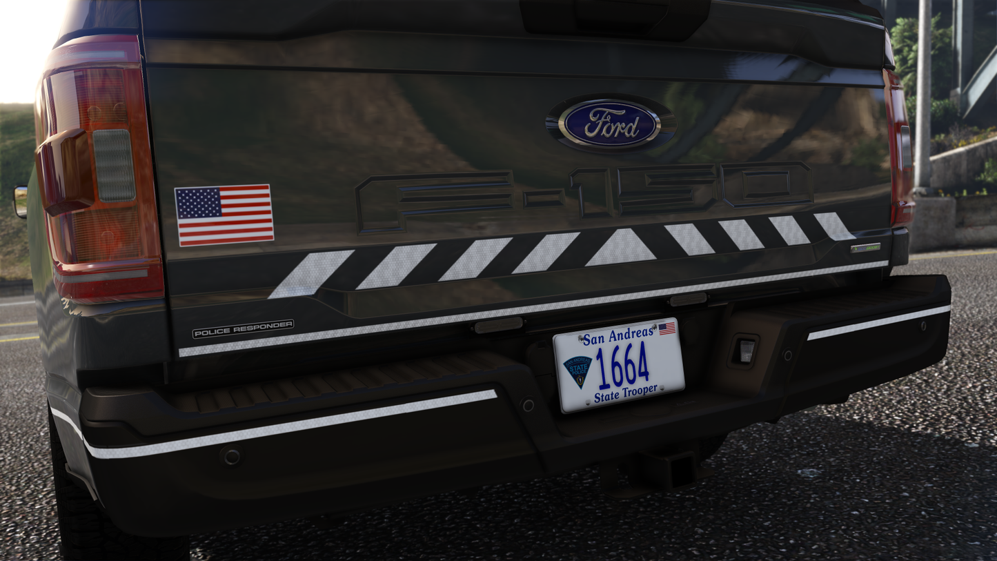 Massachusetts State Police Based 21-23 F150s