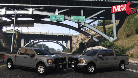 Massachusetts State Police Based 21-23 F150s