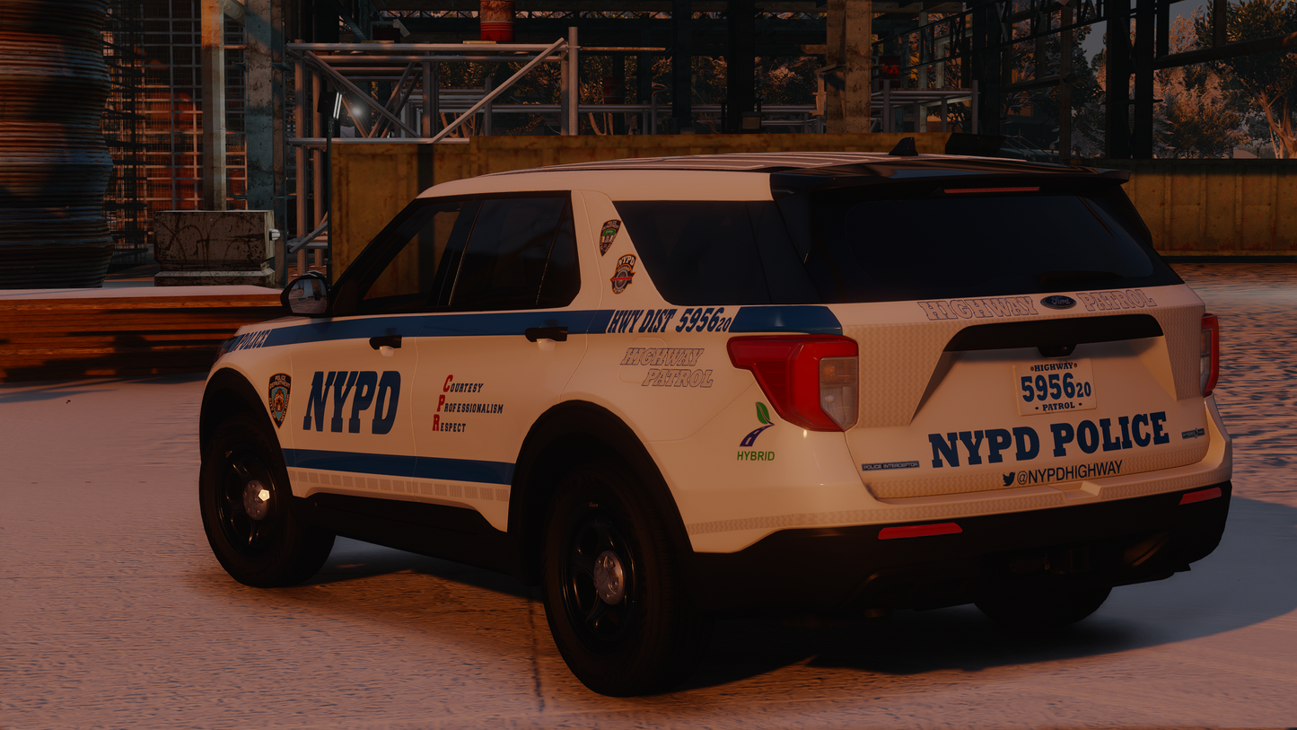 NYPD Highway Patrol Based Livery Pack