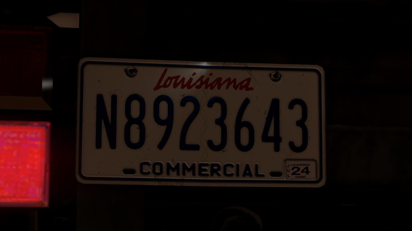 Louisiana Based License Plate Pack