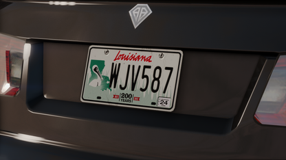 Louisiana Based License Plate Pack