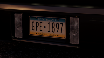 Pennsylvania Based License Plate Pack