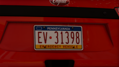 Pennsylvania Based License Plate Pack