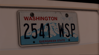 Washington Based License Plate Pack