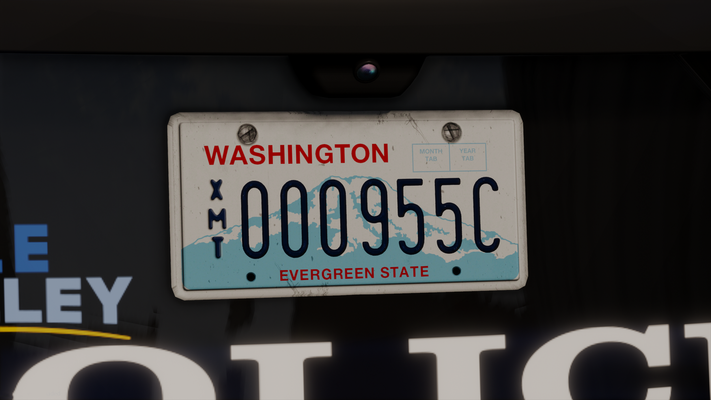 Washington Based License Plate Pack