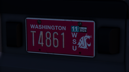 Washington Based License Plate Pack