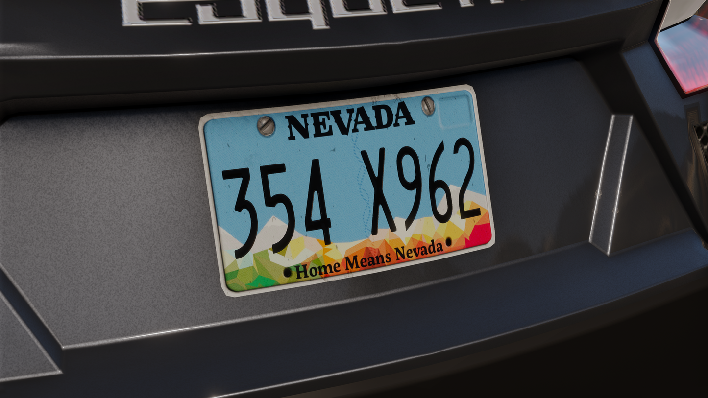 Nevada Based License Plate Pack