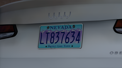 Nevada Based License Plate Pack