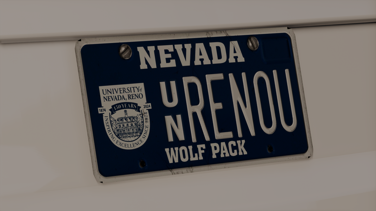 Nevada Based License Plate Pack