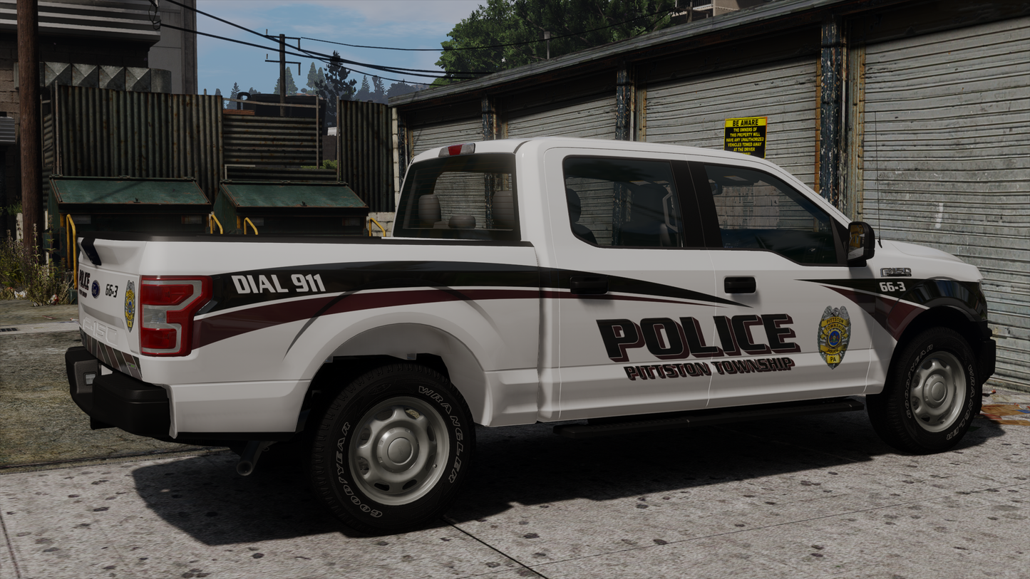 Pittston Township Police Based Livery Pack