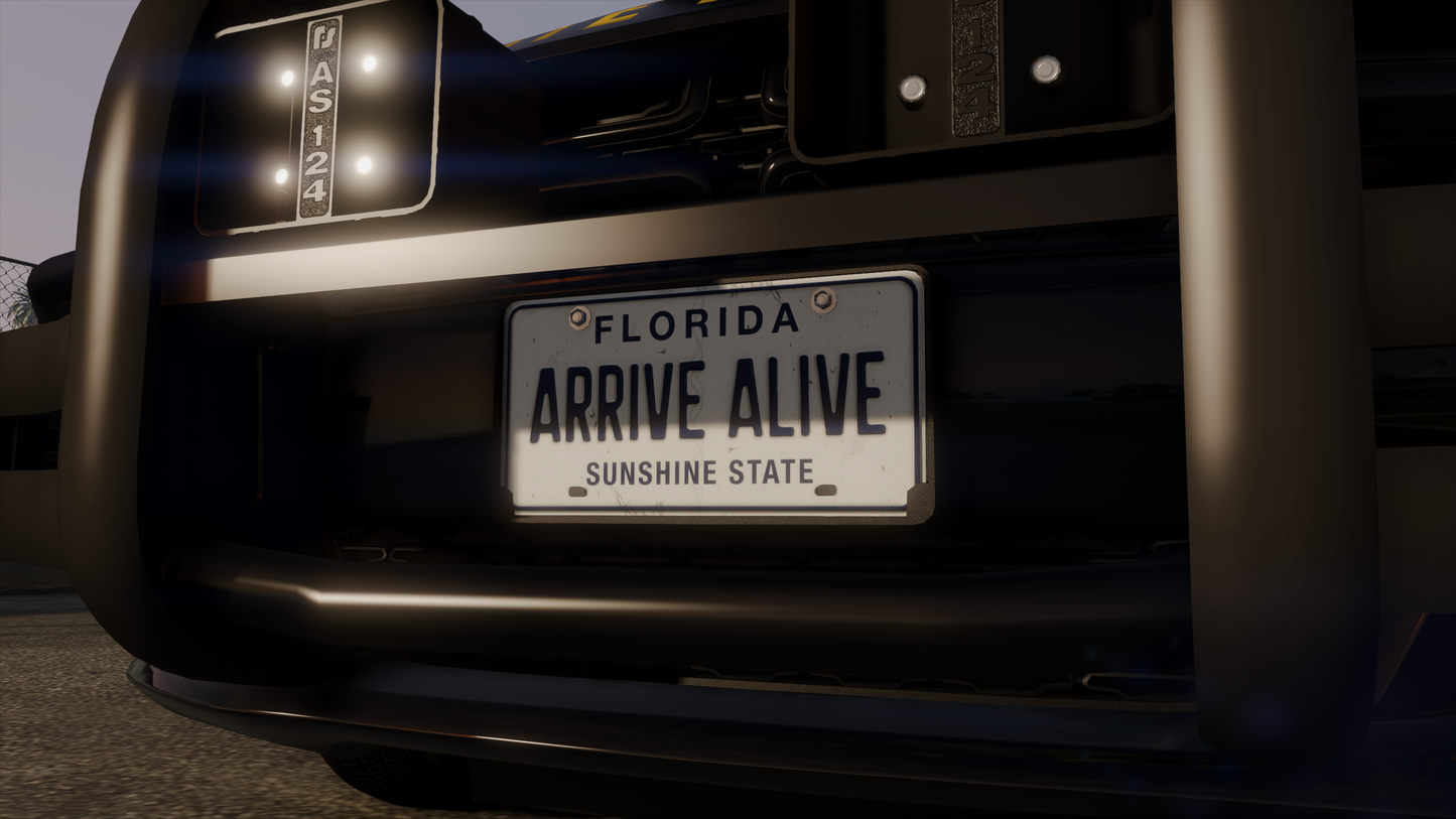 Arrive Alive Developer License Plate Pack