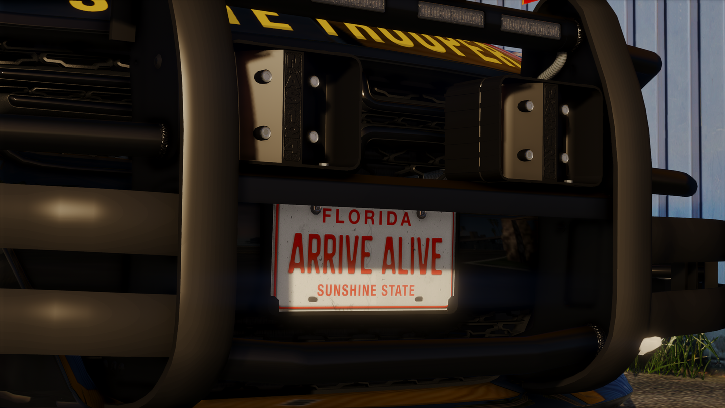 Arrive Alive Developer License Plate Pack