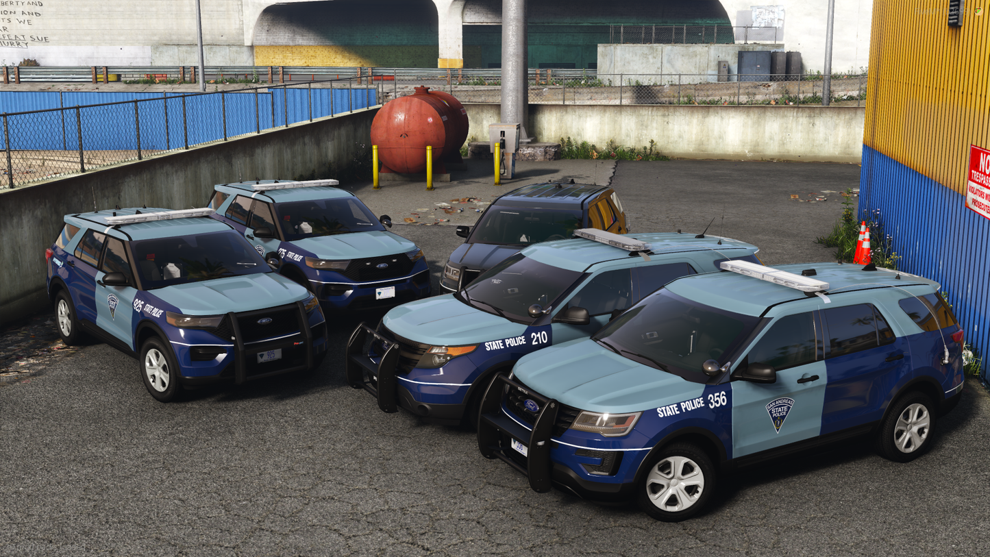 Massachusetts State Police Based Vehicles