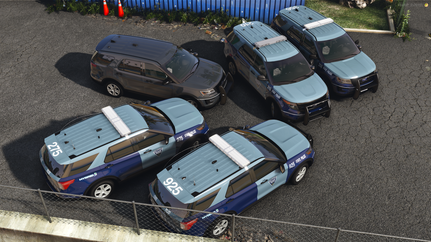 Massachusetts State Police Based Vehicles