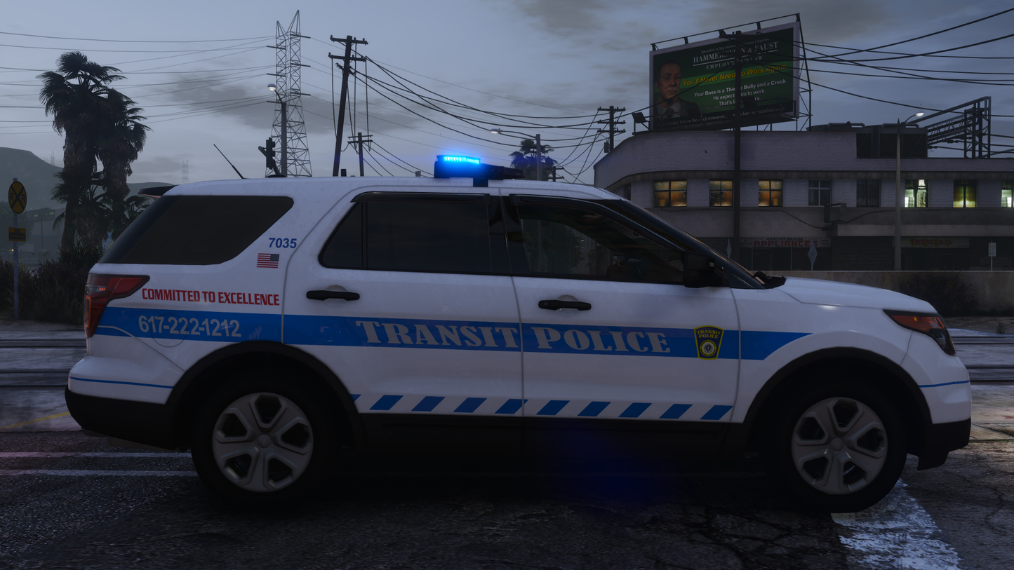 MBTA Transit Police Based Vehicles