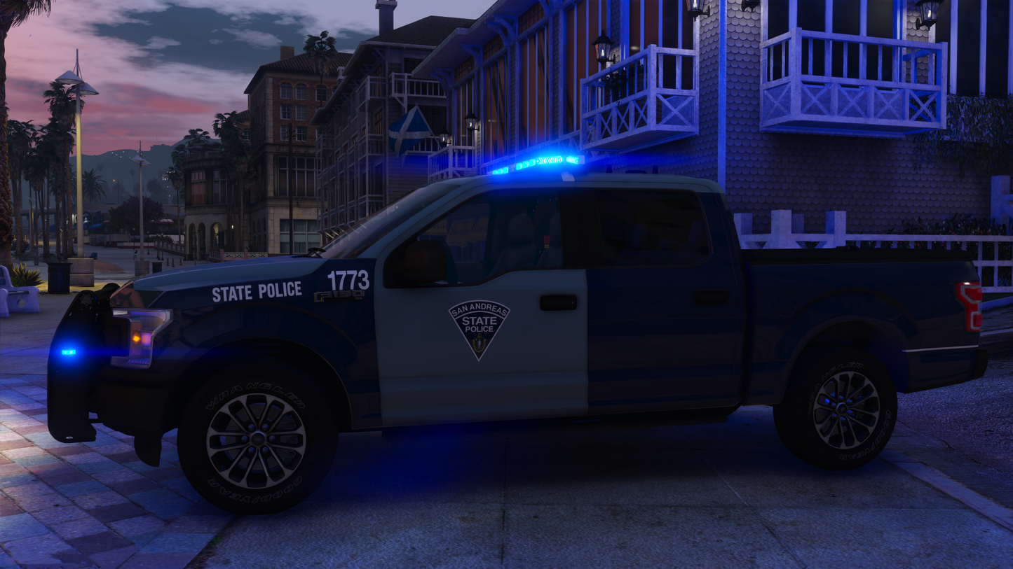 Massachusetts State Police Based F150s