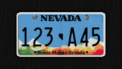 Nevada Based License Plate Pack