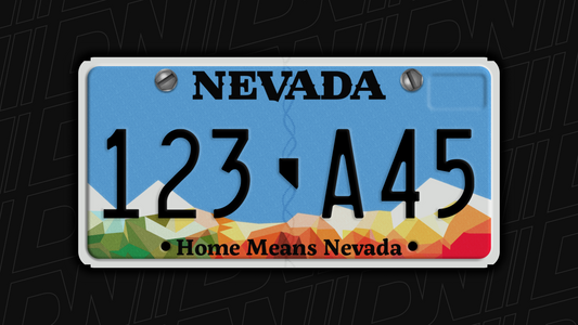 Nevada Based License Plate Pack