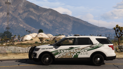 San Andreas Game Warden Livery Pack