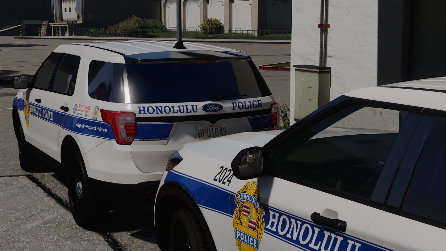 Honolulu Police Based Livery Pack