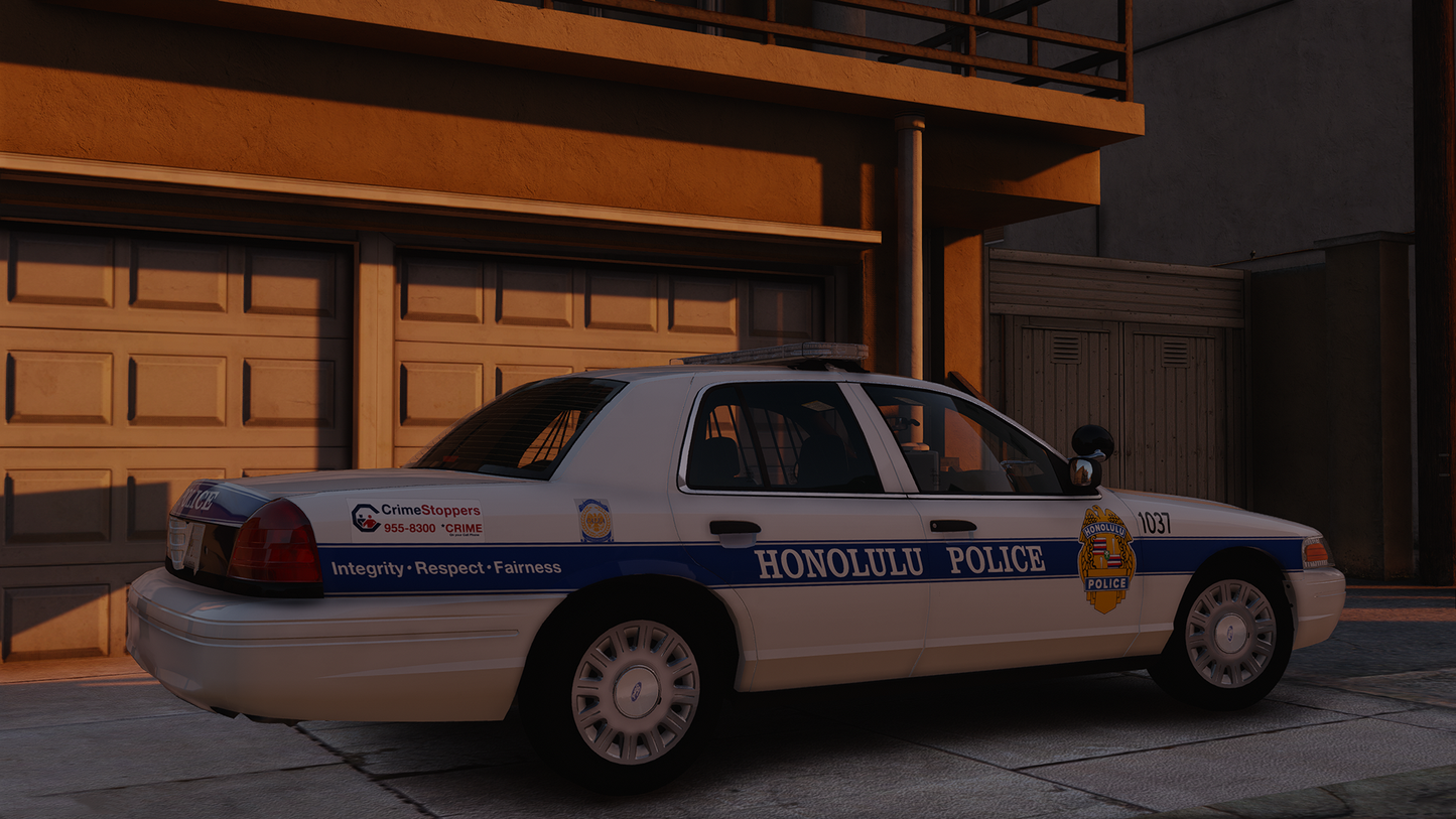 Honolulu Police Based Livery Pack