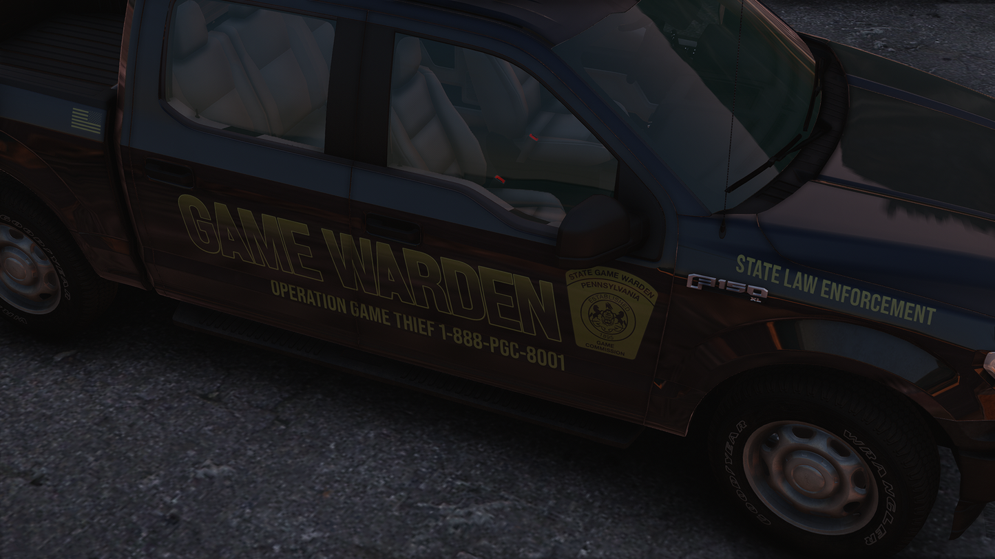 Pennsylvania State Game Warden Based Livery Pack