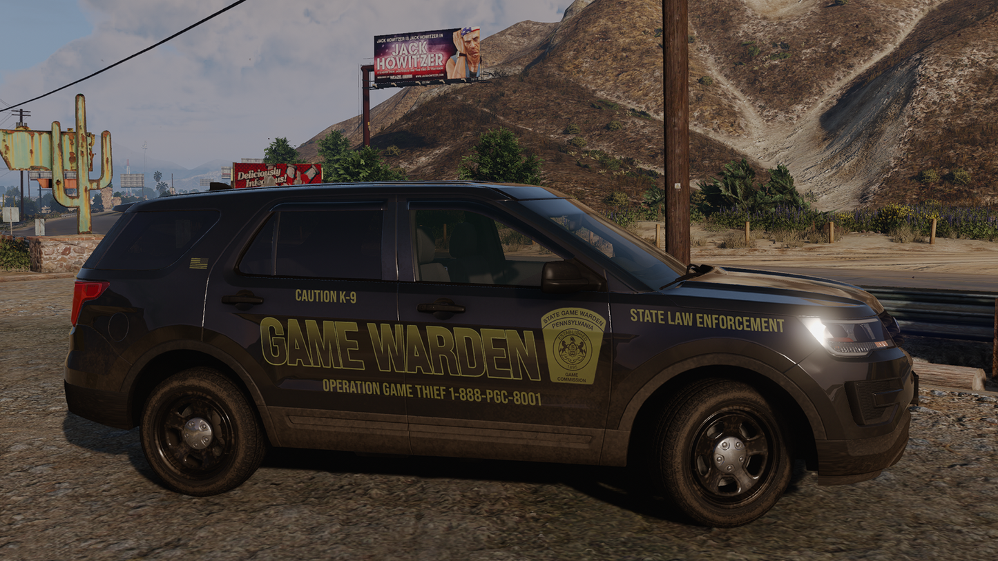 Pennsylvania State Game Warden Based Livery Pack