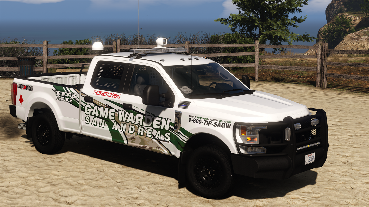 San Andreas Game Warden Livery Pack