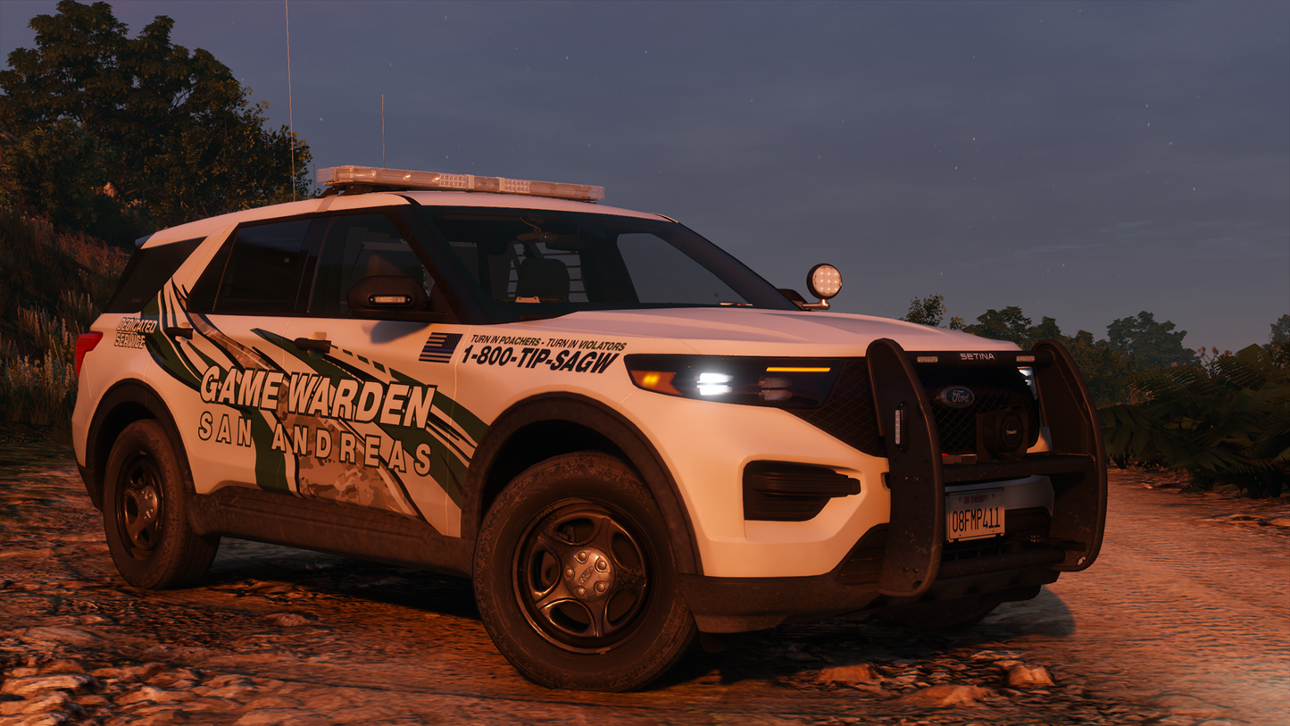 San Andreas Game Warden Livery Pack