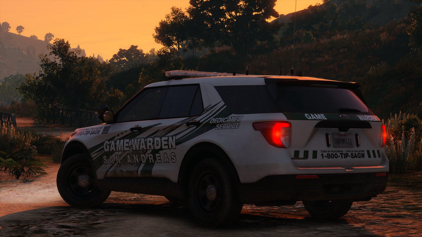 San Andreas Game Warden Livery Pack